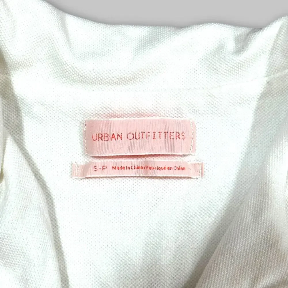 Urban Outfitters White Sleeveless Polo Collared Top/ Dress – Women’s Size Small